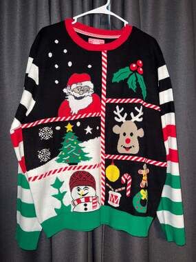Ugly Christmas Sweater Xmas Size 2XL